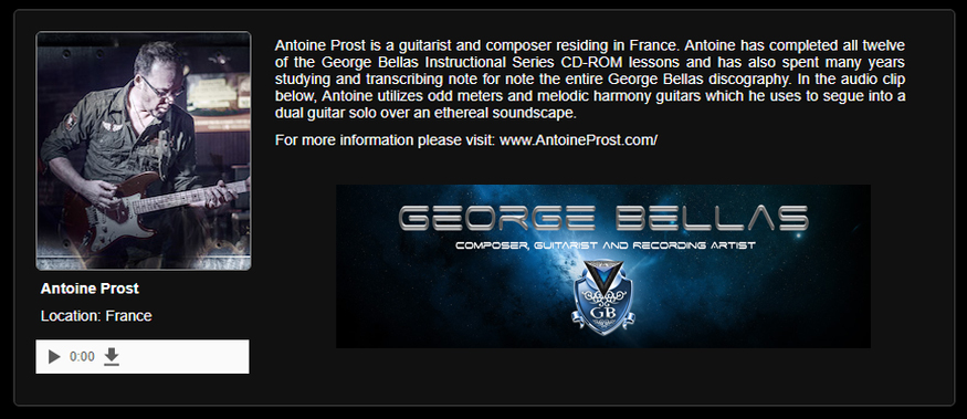  PROST George Bellas Comment